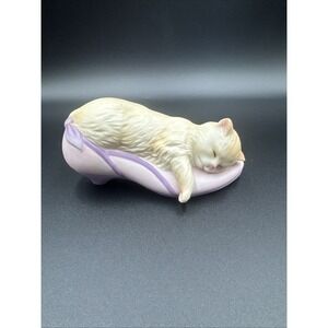 Puss In Boots Sculpture SWEET DREAMS Hamilton Collection 1992 Sri Lanka 5-1/4" L